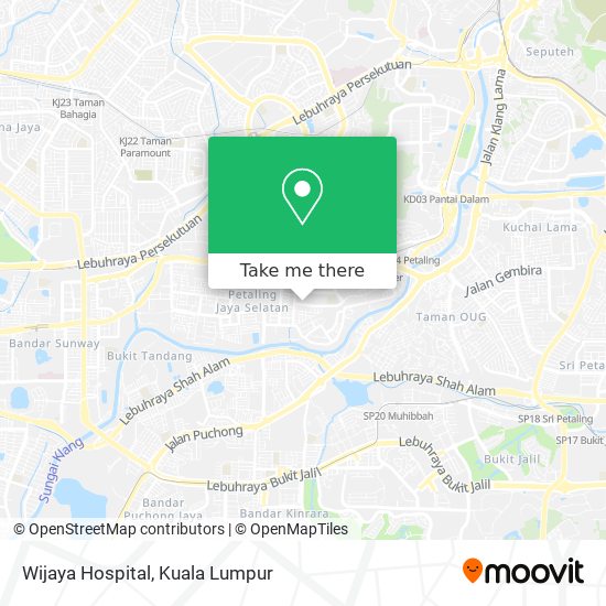 Wijaya Hospital map