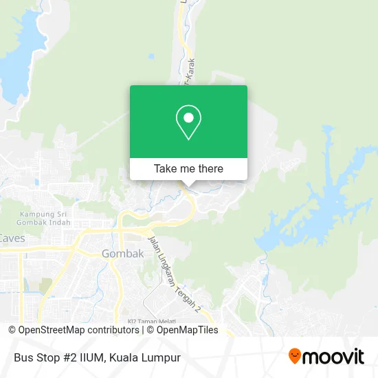 Bus Stop #2 IIUM map