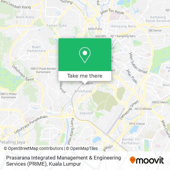 Peta Prasarana Integrated Management & Engineering Services (PRIME)