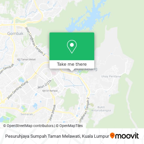 Pesuruhjaya Sumpah Taman Melawati map