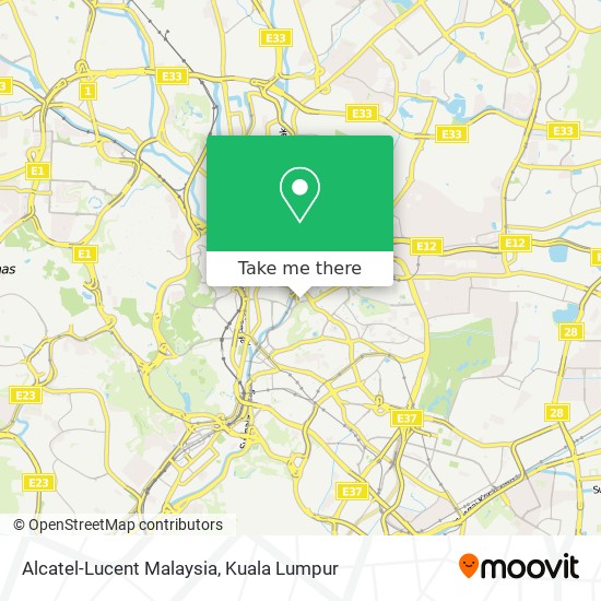 Peta Alcatel-Lucent Malaysia