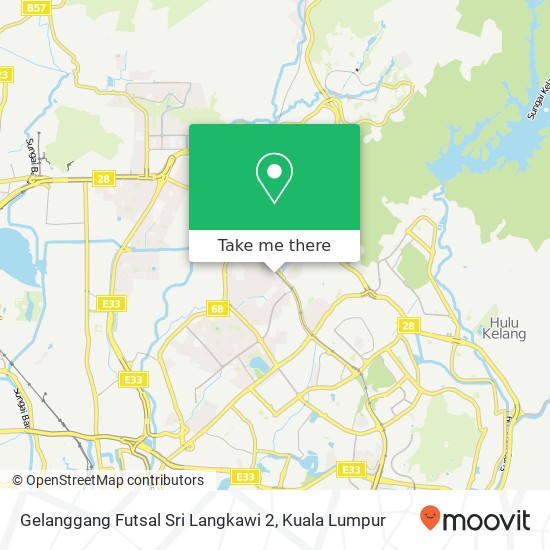 Peta Gelanggang Futsal Sri Langkawi 2