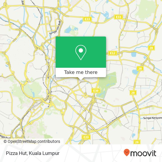 Pizza Hut map