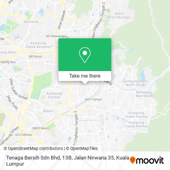 Peta Tenaga Bersih Sdn Bhd, 13B, Jalan Nirwana 35
