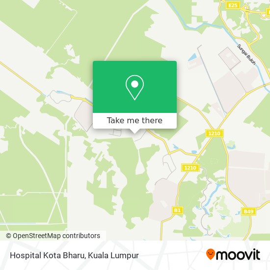 Hospital Kota Bharu map