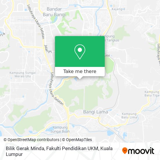 Peta Bilik Gerak Minda, Fakulti Pendidikan UKM