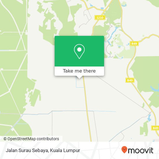 Jalan Surau Sebaya map
