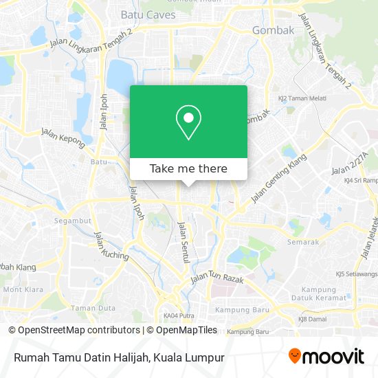 Rumah Tamu Datin Halijah map