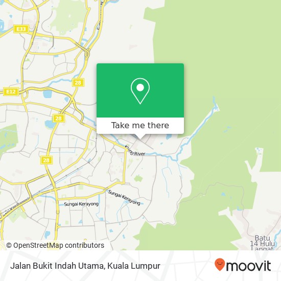 Jalan Bukit Indah Utama map