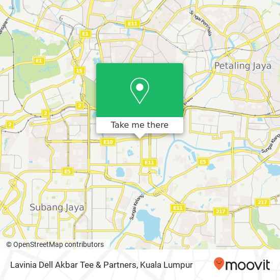 Lavinia Dell Akbar Tee & Partners map