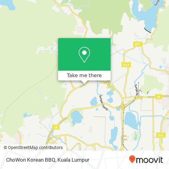 ChoWon Korean BBQ map