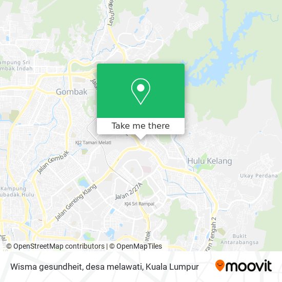 Peta Wisma gesundheit, desa melawati