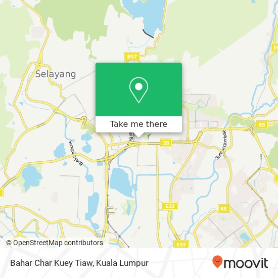 Peta Bahar Char Kuey Tiaw