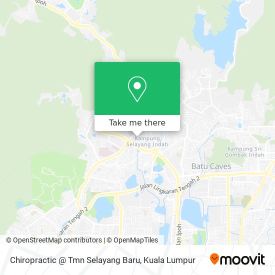 Chiropractic @ Tmn Selayang Baru map