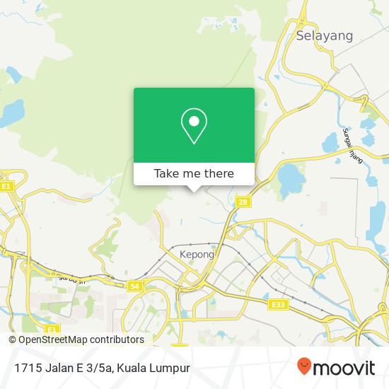 1715 Jalan E 3/5a map