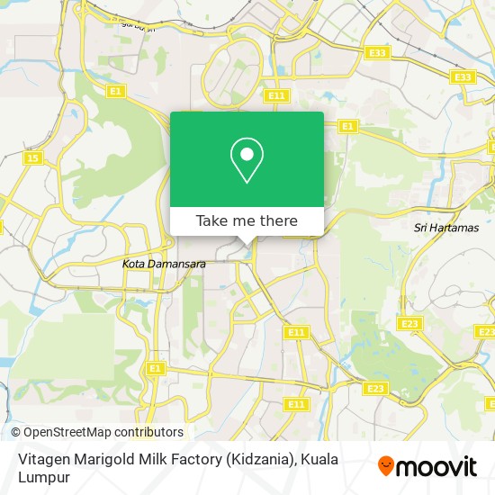 Peta Vitagen Marigold Milk Factory (Kidzania)