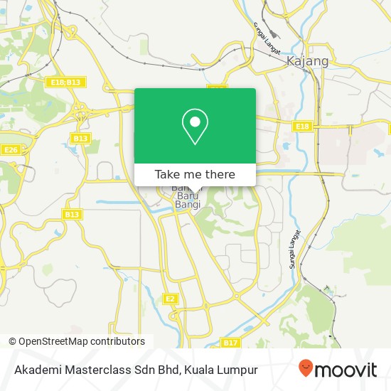 Akademi Masterclass Sdn Bhd map