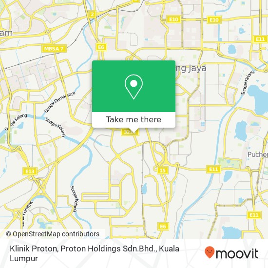 Klinik Proton, Proton Holdings Sdn.Bhd. map
