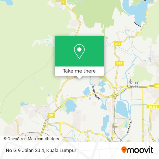 No G 9 Jalan SJ 4 map