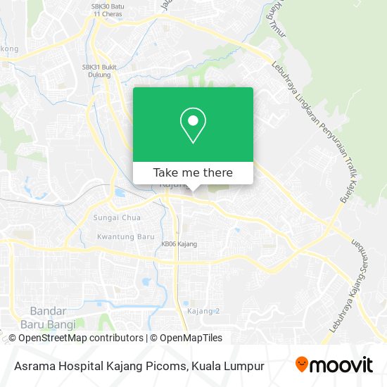 Peta Asrama Hospital Kajang Picoms