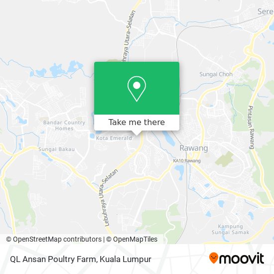 How To Get To Ql Ansan Poultry Farm In Gombak By Bus Or Train