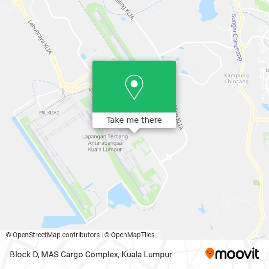 Block D, MAS Cargo Complex map