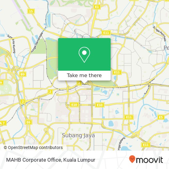 MAHB Corporate Office map