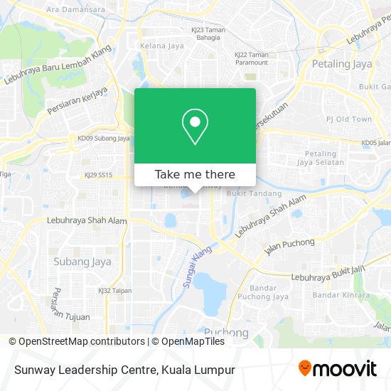 Sunway Leadership Centre map