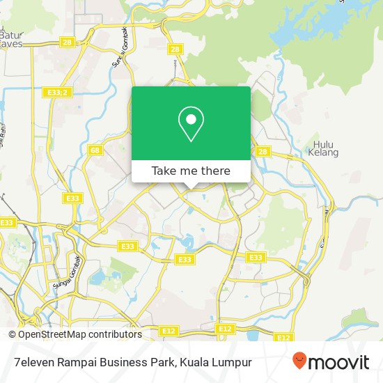 Peta 7eleven Rampai Business Park