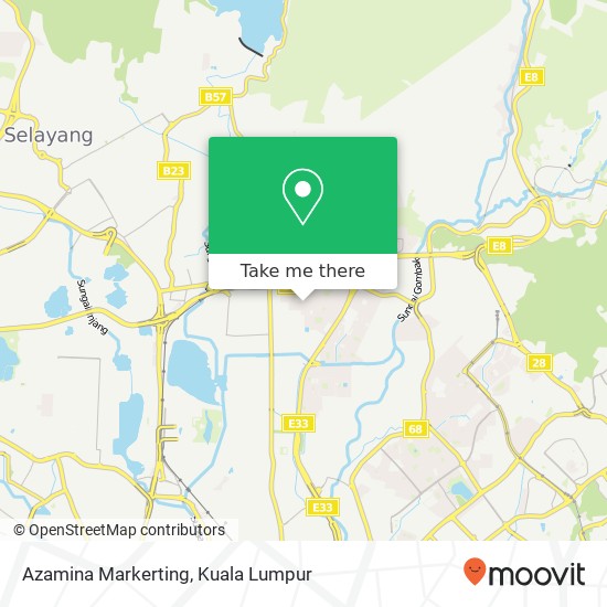 Azamina Markerting map