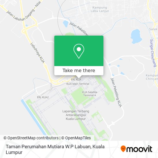 Taman Perumahan Mutiara W.P Labuan map
