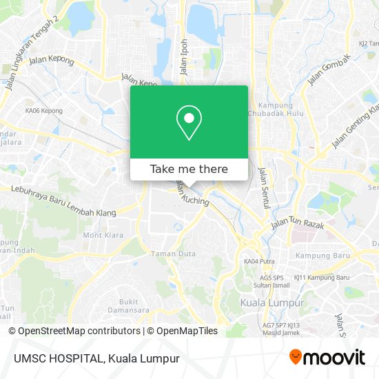 UMSC HOSPITAL map