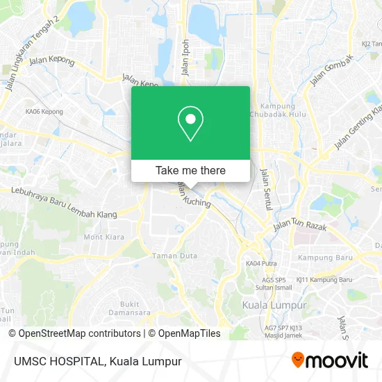 UMSC HOSPITAL map