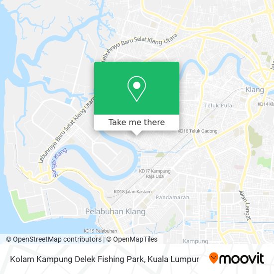 Kolam Kampung Delek Fishing Park map