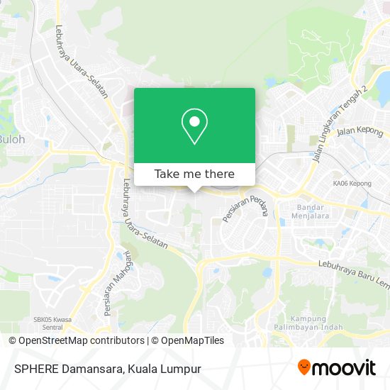 Peta SPHERE Damansara