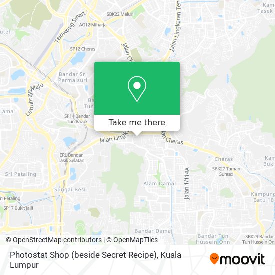 Photostat Shop (beside Secret Recipe) map