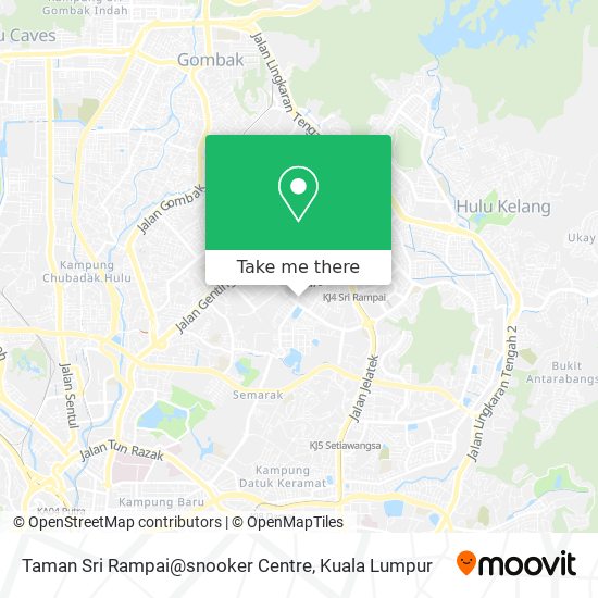 Taman Sri Rampai@snooker Centre map