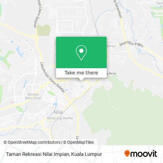 Peta Taman Rekreasi Nilai Impian