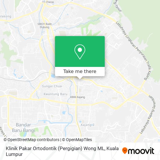Klinik Pakar Ortodontik (Pergigian) Wong ML map