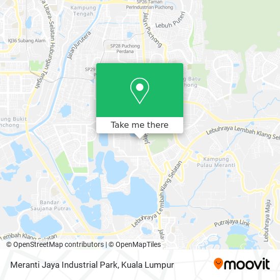 Peta Meranti Jaya Industrial Park