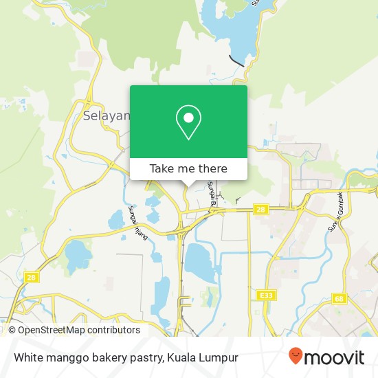 White manggo bakery pastry map