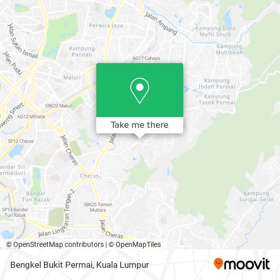 Bengkel Bukit Permai map