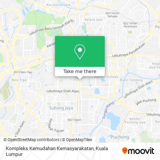 Kompleks Kemudahan Kemasyarakatan map