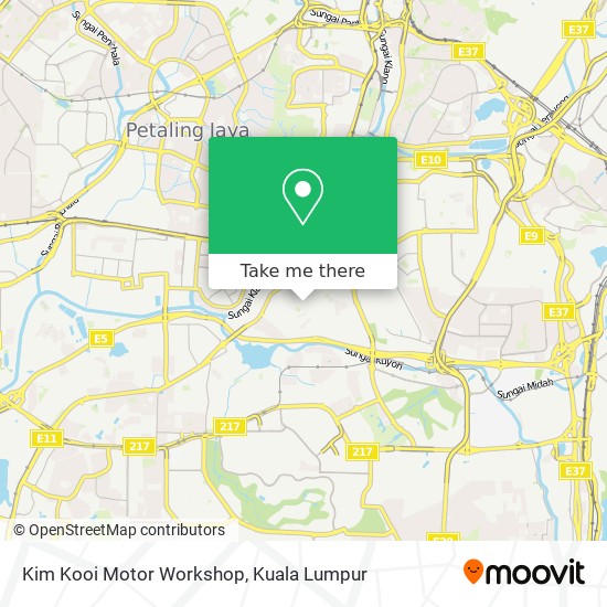 Kim Kooi Motor Workshop map