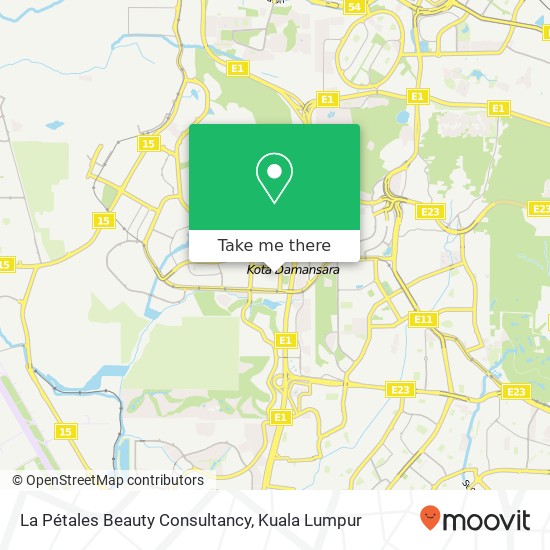 La Pétales Beauty Consultancy map