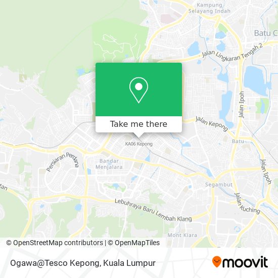 Ogawa@Tesco Kepong map