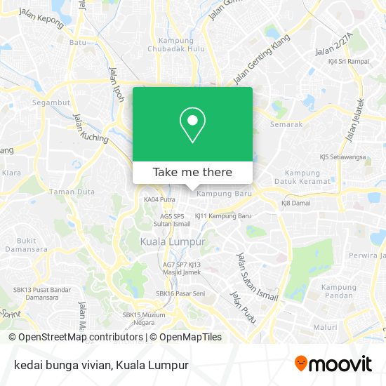 kedai bunga vivian map