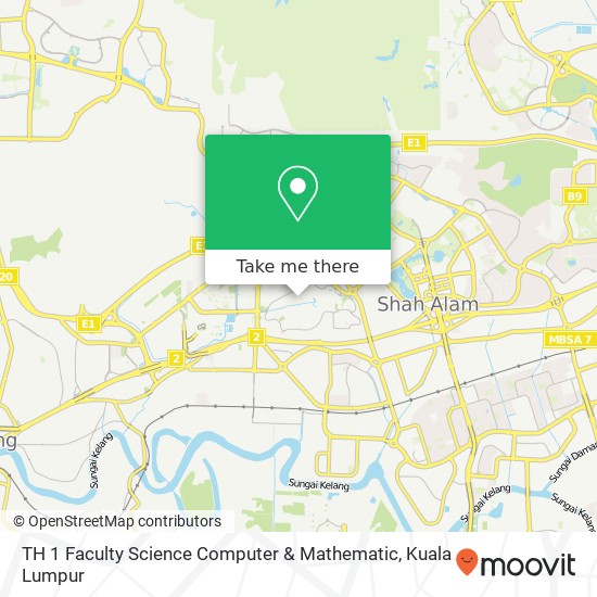 TH 1 Faculty Science Computer & Mathematic map