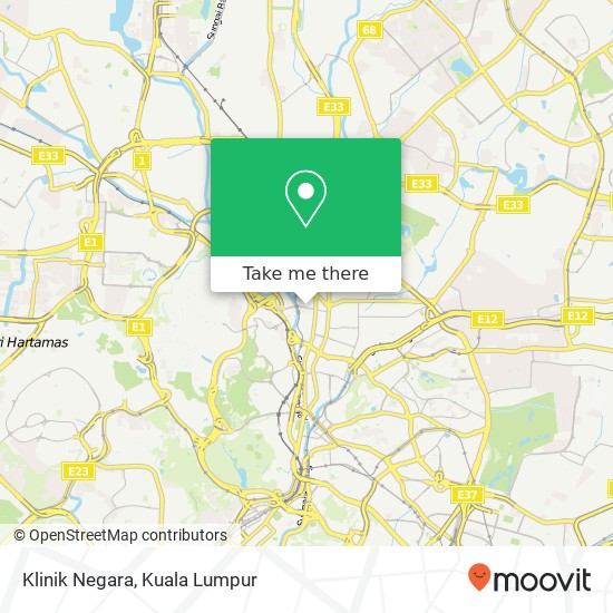 Klinik Negara map