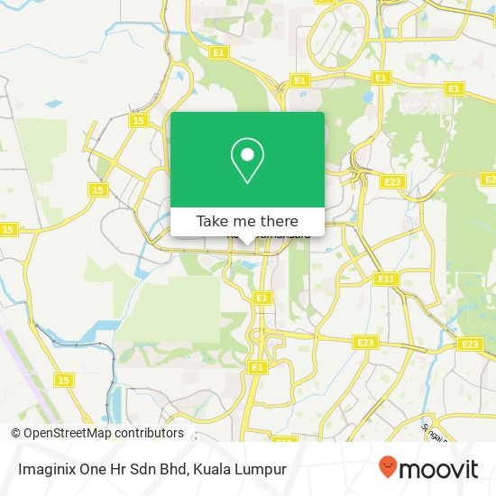 Imaginix One Hr Sdn Bhd map